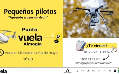 Taller Pequeños pilotos en Punto Vuela Almogía: Niños y tecnología, una combinación de altura