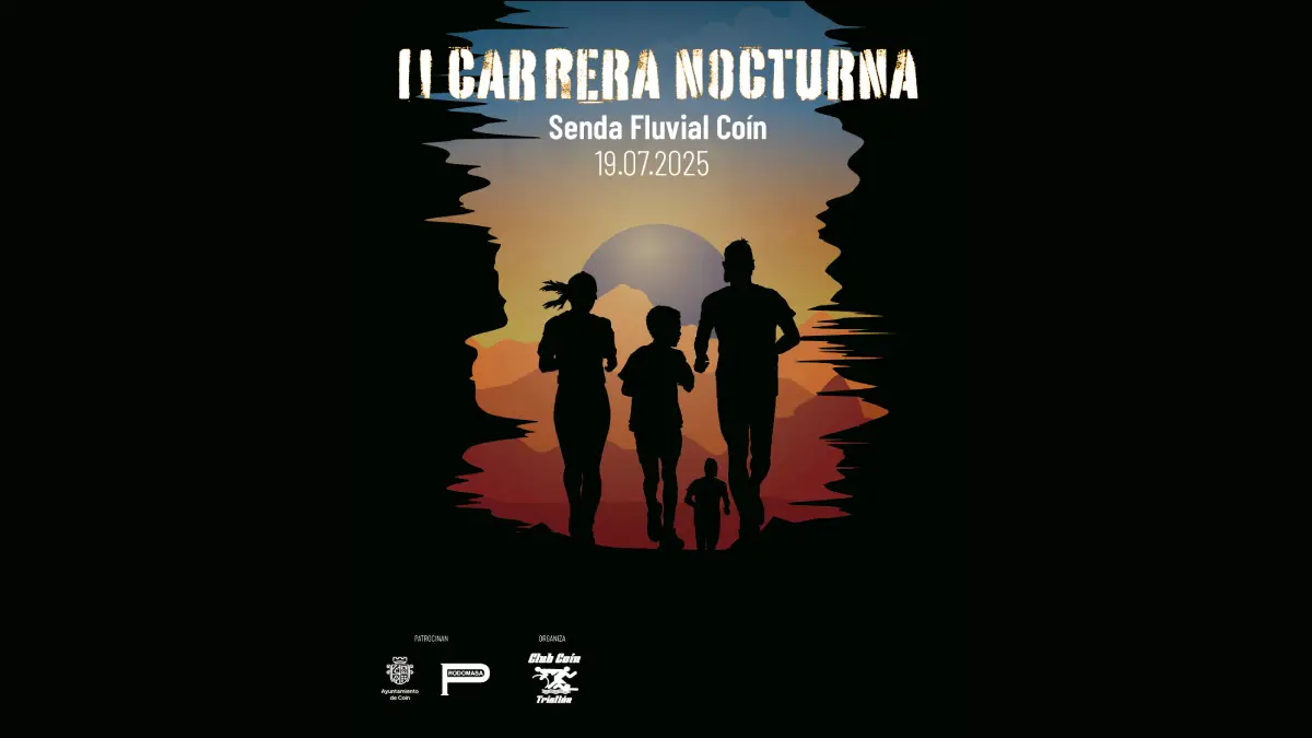 II Carrera Nocturna Senda Fluvial Coín reúne running y naturaleza