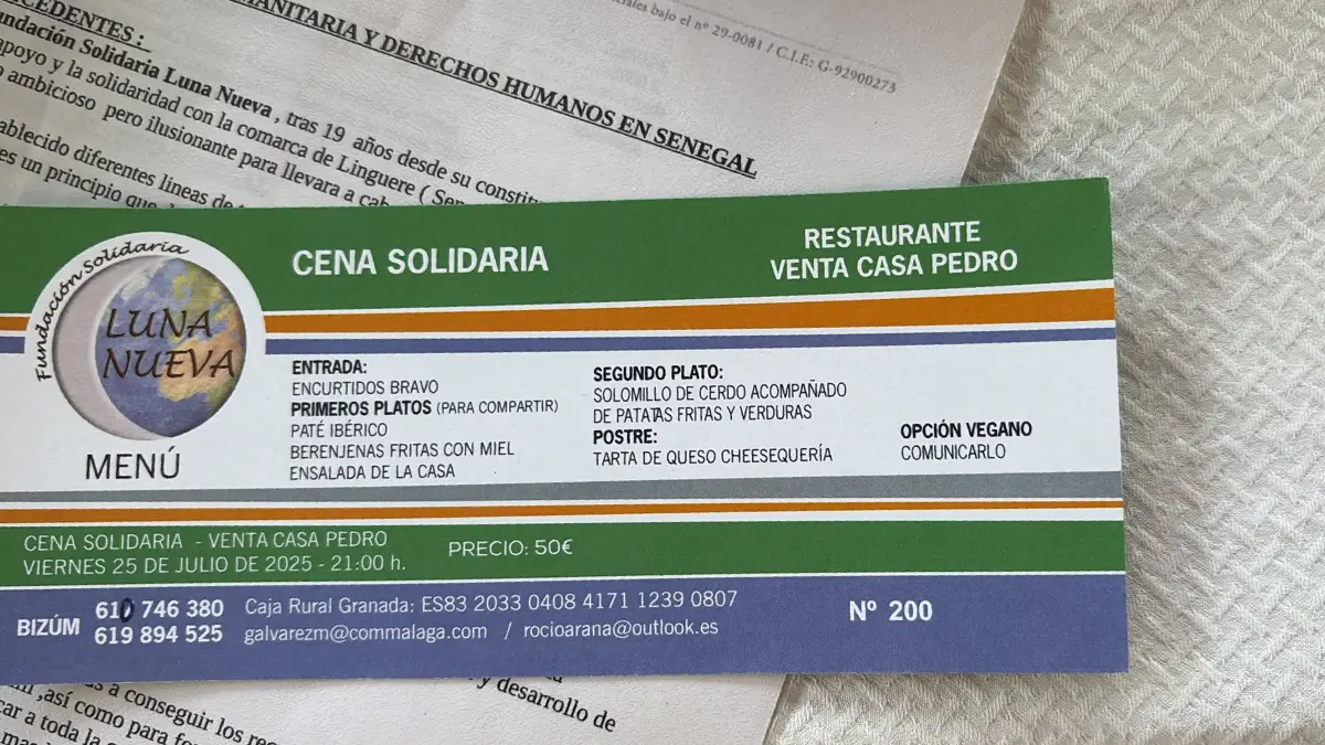 Cena Solidaria Fundación Luna Nueva
