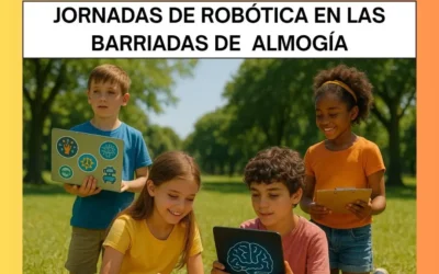 Jornadas de Robótica en barriadas de Almogía para niños y niñas