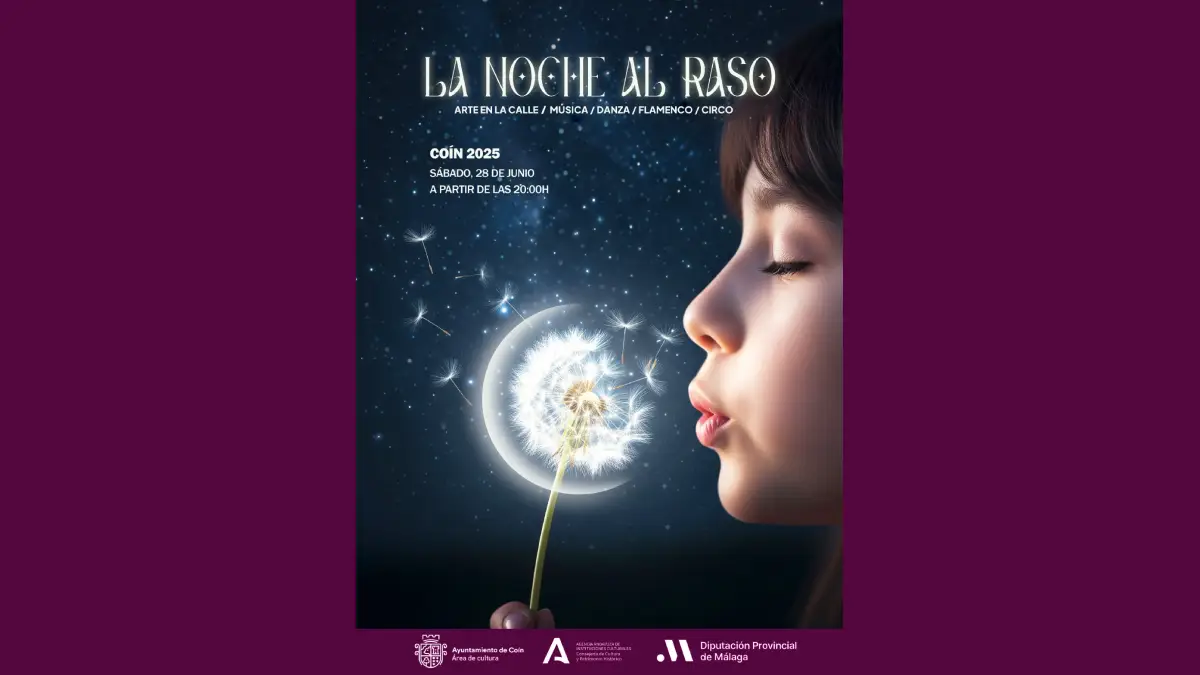 La Noche al Raso Coín 2025: arte, cultura y música en junio