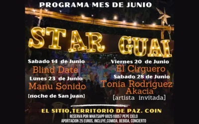 StarGuai 2025 en El Sitio Territorio de Paz descubre la programación de junio