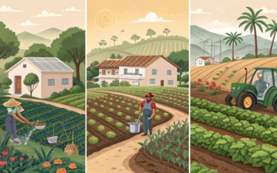 Tipos de agricultura, ventajas y diferencias clave