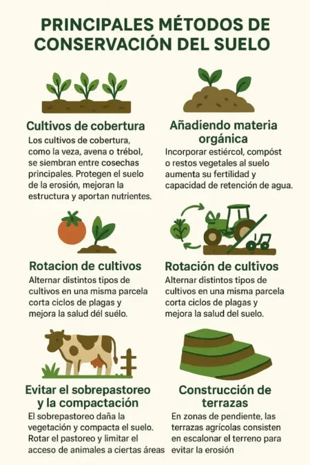principales métodos de conservación del suelo