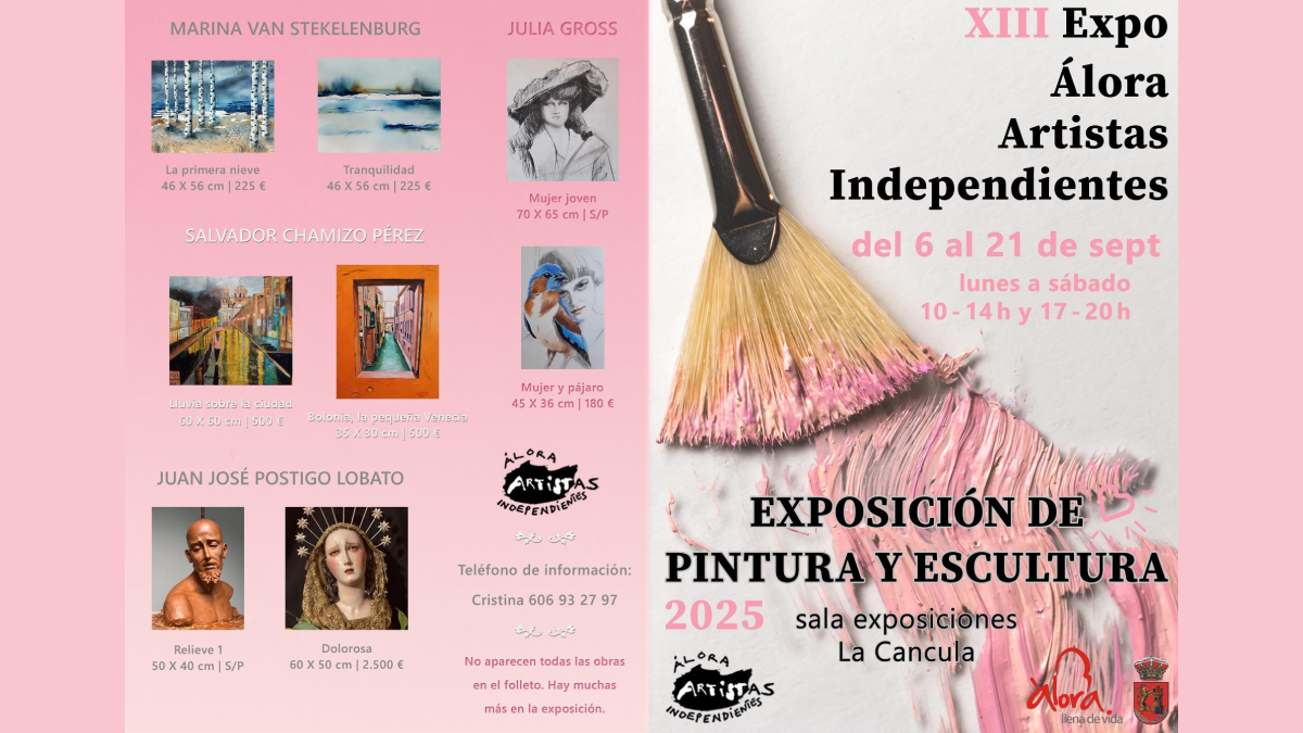 Expo Álora Artistas Independientes 2025 en La Cancula