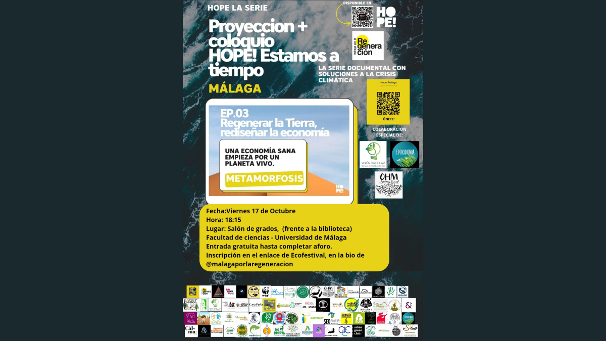 Regenerar la Tierra y rediseñar la economía en Málaga