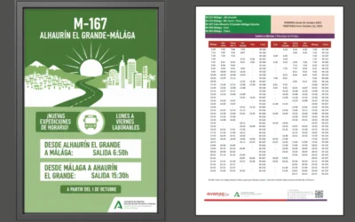 Nuevos horarios de autobuses entre Alhaurín el Grande y Málaga