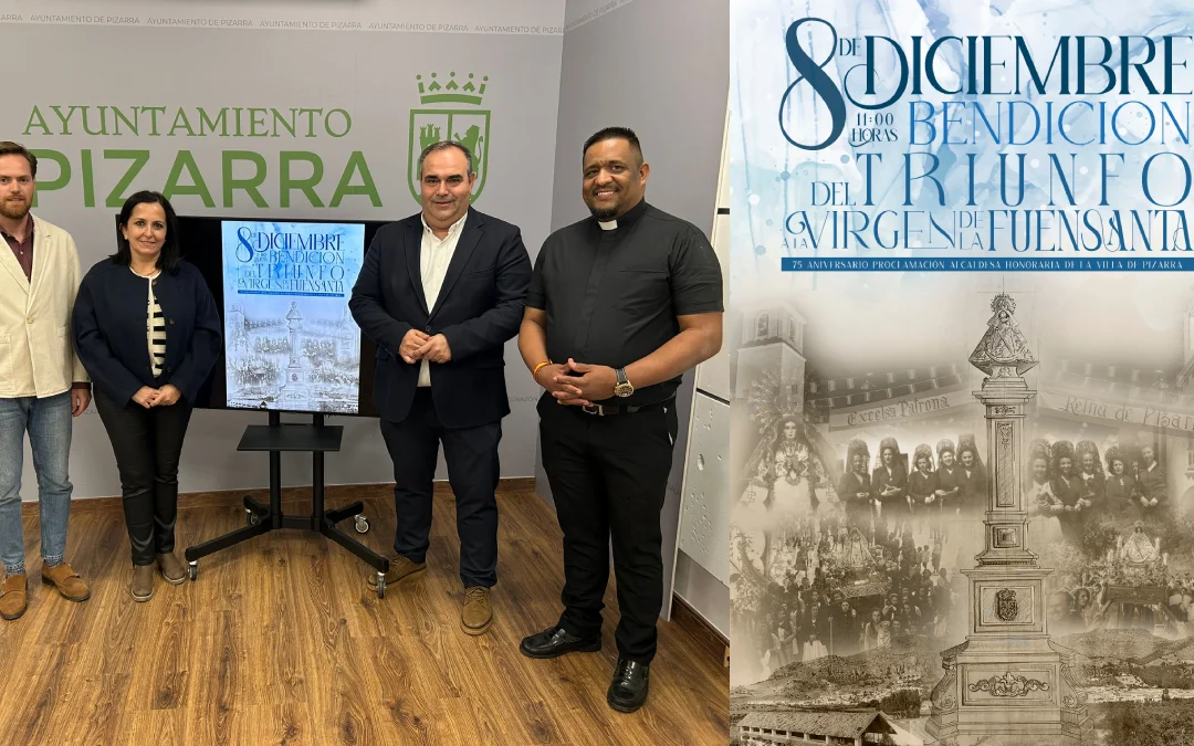 Bendición del Triunfo a la Fuensanta en Pizarra