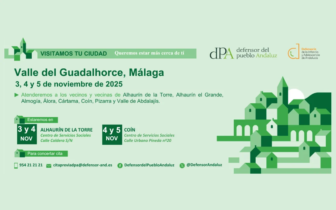 Defensor del Pueblo andaluz Valle del Guadalhorce