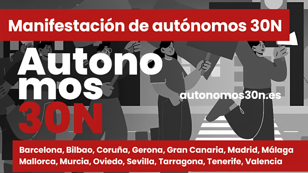 Manifestación Nacional de Autónomos 30N