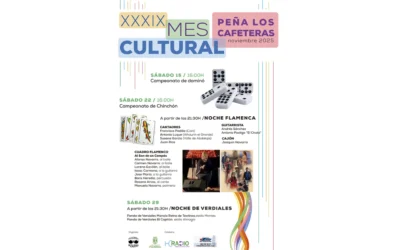 La Peña Los Cafeteras celebra su XXXIX Mes Cultural con flamenco y verdiales en Pizarra