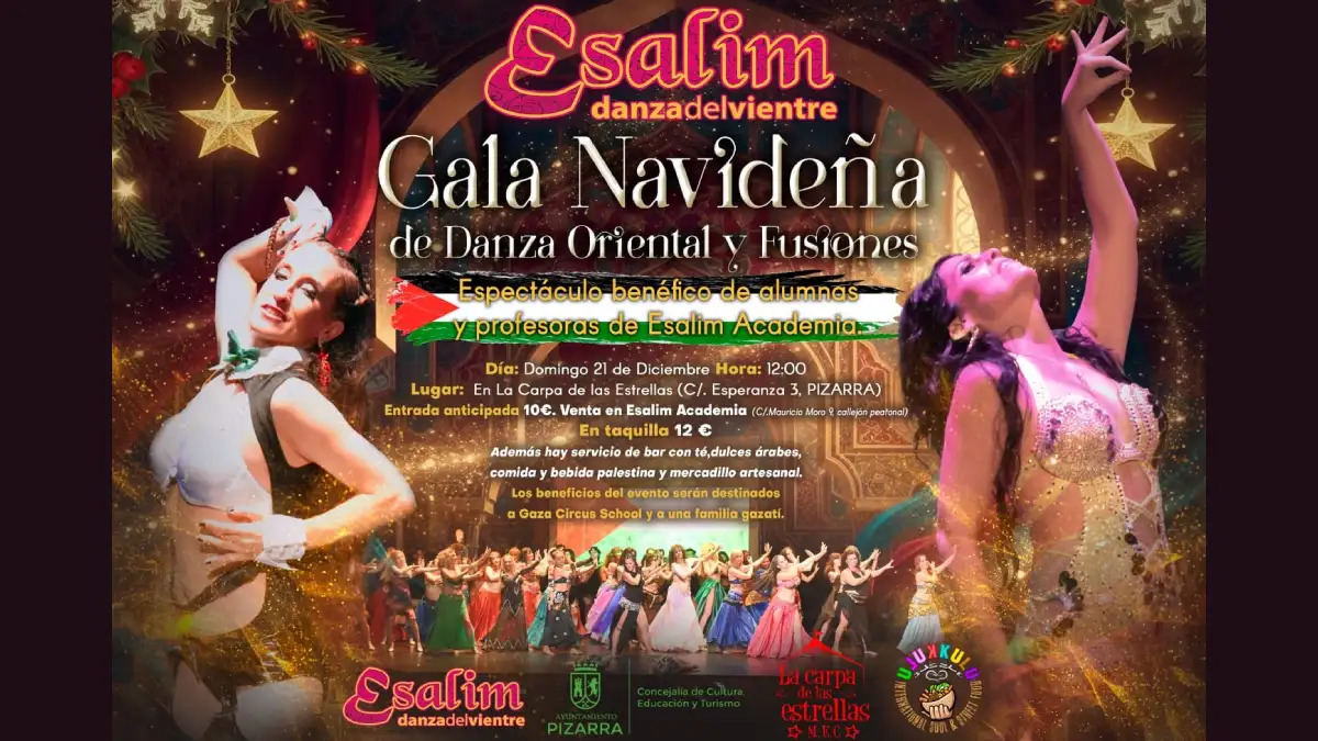 Gala Navideña danza oriental Pizarra