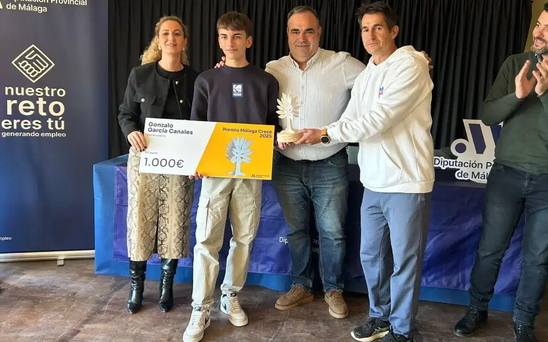 Joven pizarreño Premio Málaga Crece