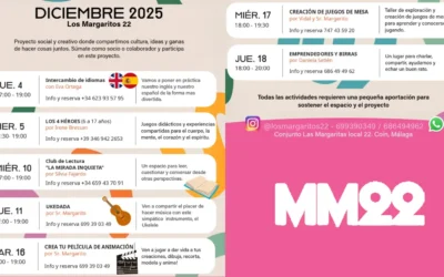 Los Margaritos 22 Coín: programación cultural diciembre 2025