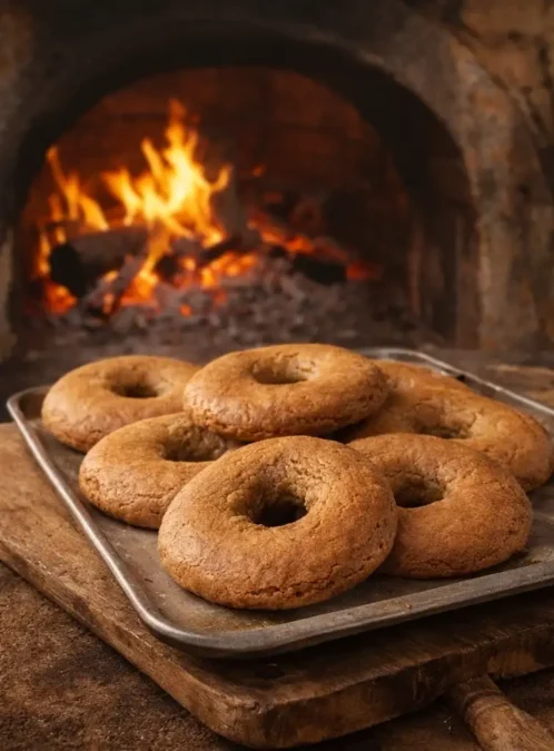 Rosquetes de Coín hechos en horno de leña