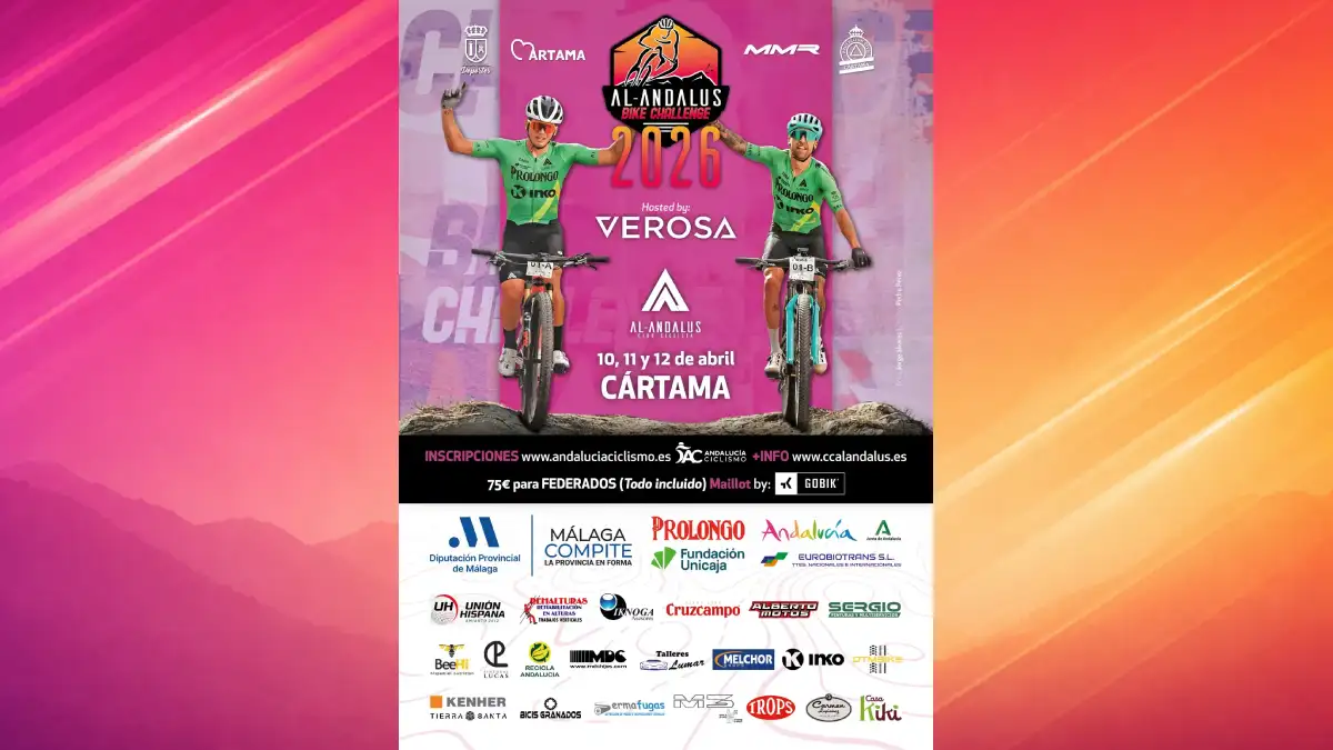 Al-Andalus Bike Challenge 2026 arranca el 10 de abril en Cártama