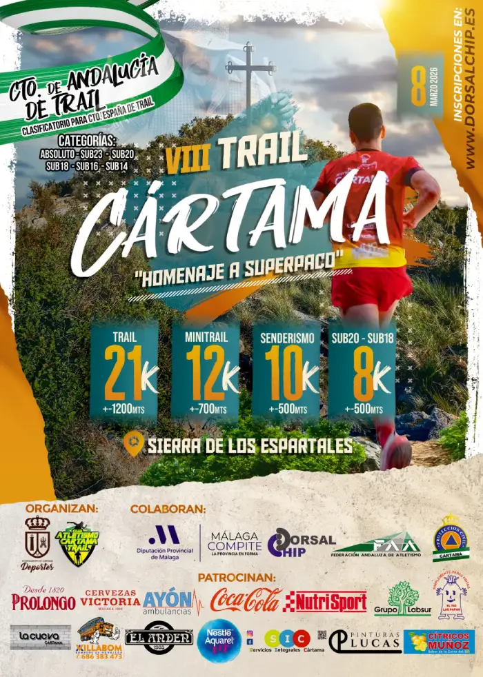 Cartel Trail Cártama SuperPaco 2026