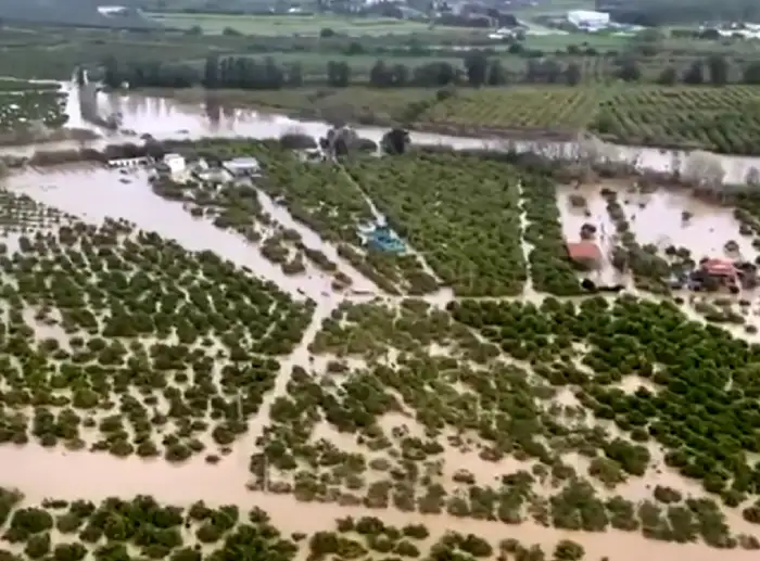 Inundaciones en la comarca del Valle del Guadalhorce