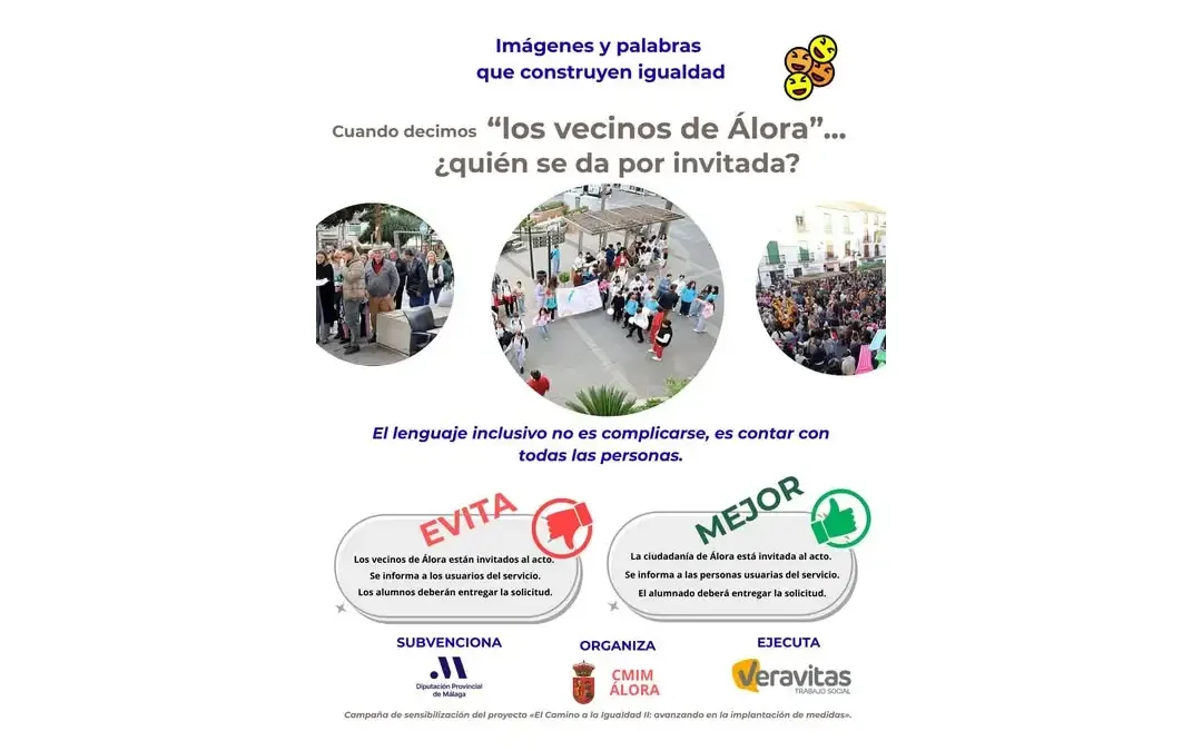 Lenguaje inclusivo en Álora