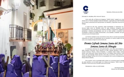 Premio Cofrade Semana Santa del Año para Almogía en COPE Marbella