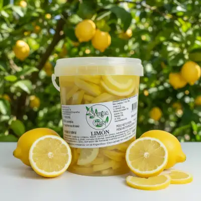 limón en rodajas para canal HORECA