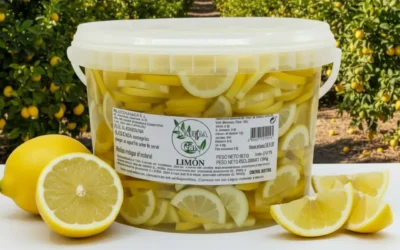 Limón en rodajas del Valle del Guadalhorce para hostelería: sabor local y cero mermas