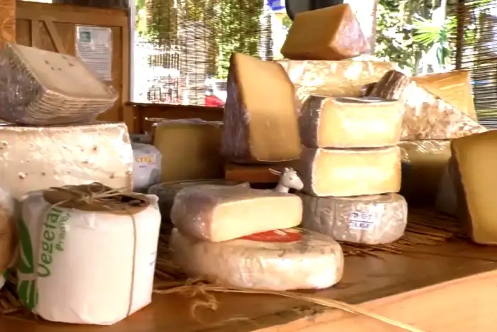 quesos en los ecomercados del Guadalhorce