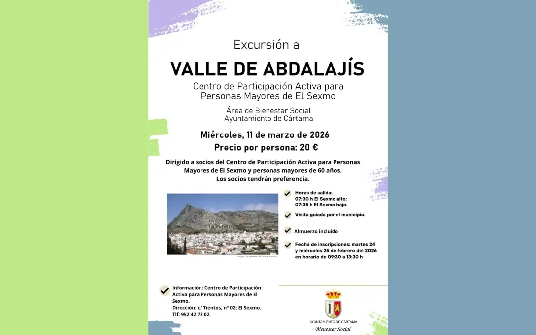 visita Valle de Abdalajís Centro El Sexmo