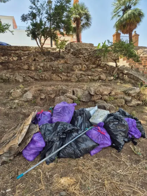 Basuraleza recogida por Proyecto Cuatro Estaciones