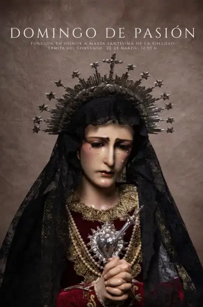 Cartel Domingo de Pasión María Santísima de la Soledad