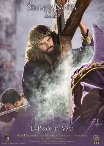 Cartel anunciador Semana Santa 2026 Nuestro Padre Jesús Nazareno Alhaurín el Grande
