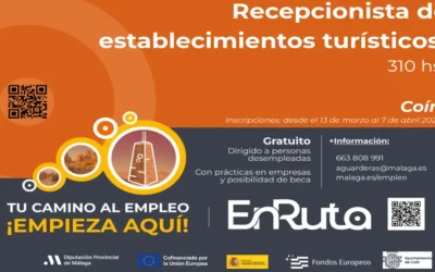 Curso Recepcionista de Establecimientos Turísticos en Coín con beca y prácticas