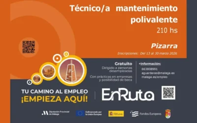Curso Técnico de Mantenimiento Polivalente arranca en Pizarra con 210 horas