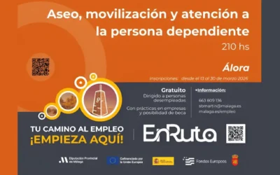 Álora abre inscripciones para curso de aseo, movilización y atención a personas dependientes
