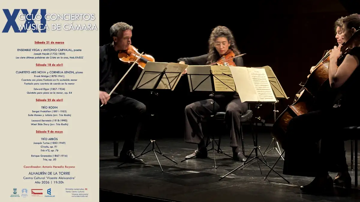 XXI Ciclo de Conciertos de Música de Cámara 2026 en Alhaurín de la Torre