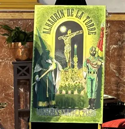 cartel anunciador Viernes Santo Verdes Alhaurín de la Torre