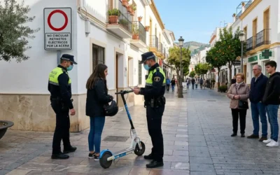 La Policía refuerza el control de patinetes eléctricos en Alhaurín de la Torre