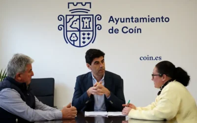 Coín construye paso alternativo sobre río Grande en Valenciana