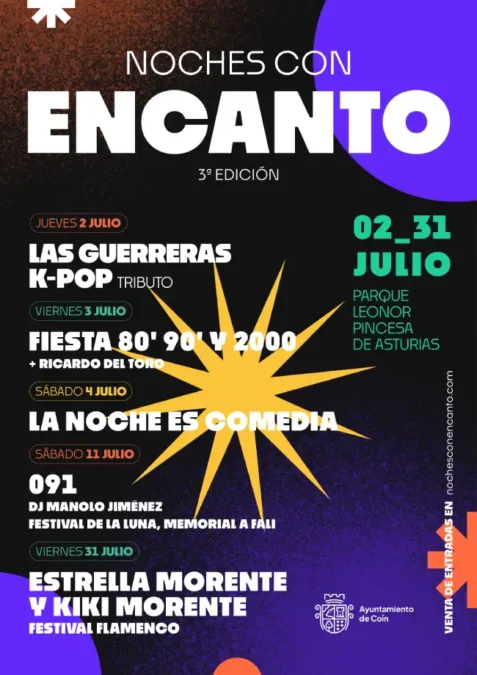 Programa Noches con Encanto 2026 Coín