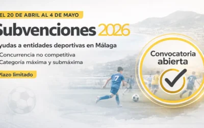 Convocatoria de subvenciones para entidades deportivas en Málaga 2026