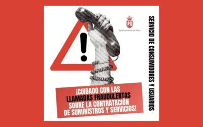 Cuidado con las llamadas fraudulentas sobre la contratación de suministros y servicios