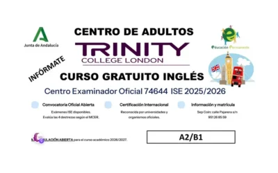 Curso gratuito de inglés en Coín con titulación oficial reconocida