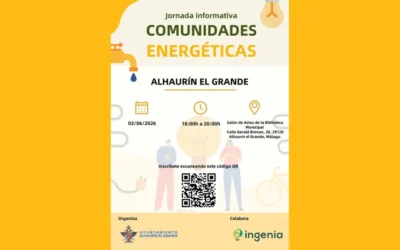 Alhaurín el Grande organiza una jornada sobre comunidades energéticas el 3 de junio