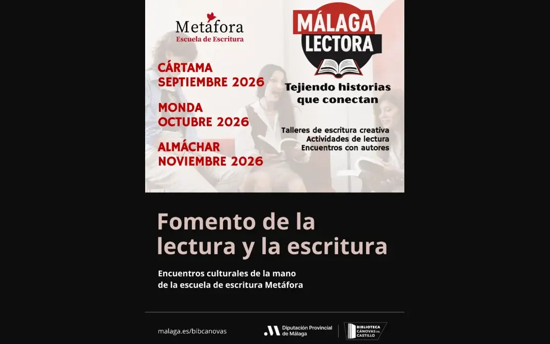 Cártama participará en Málaga Lectora con talleres y encuentros literarios