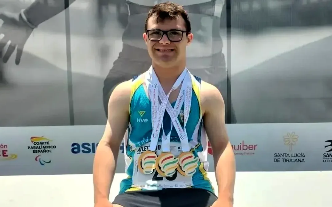 Nueva hazaña de Manu Guerrero con tres oros y récord nacional
