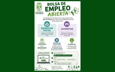 Pizarra abre bolsa de empleo para Bienestar Social y Juventud