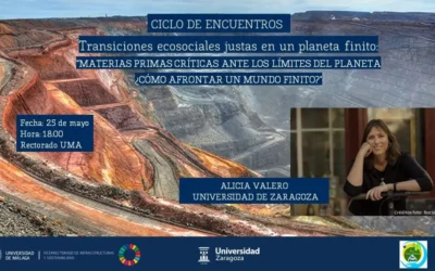 Transiciones ecosociales en un planeta finito: la UMA analiza el reto de las materias primas críticas