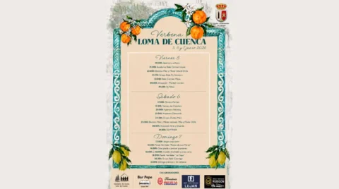 Verbena Loma de Cuenca 2026: tres días de fiesta vecinal en Cártama
