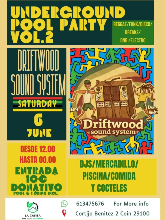 Underground Pool Party vol 2 en Coín