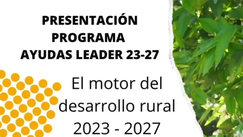 Presentación de las Ayudas LEADER 2023-2027 en el Valle del Guadalhorce